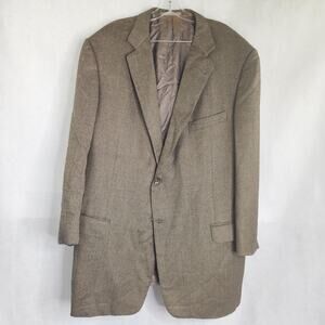 Ermenegildo Zegna 15 Milmil 15 Brown Wool Blazer Use Measurements for Fit 44?